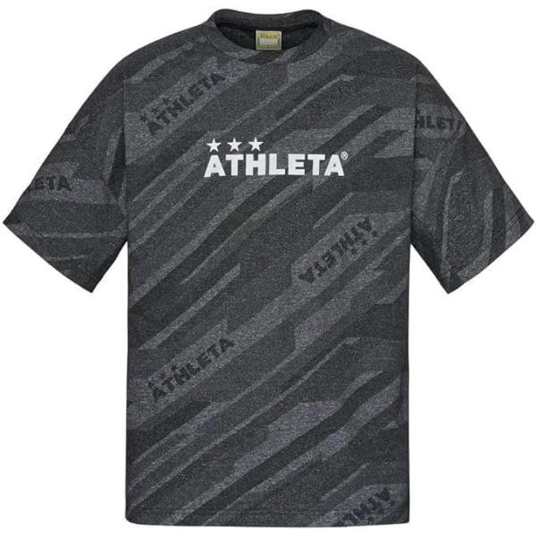 Supportergoods - アスレタ(ATHLETA) サッカー ジャガードスウェットシャツ チャコール(66) 03372