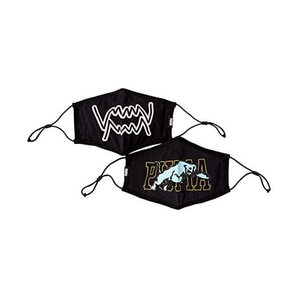 乐天商城 - プーマ(PUMA) マスク 2枚セット PUMA Face Mask BB Set of 2 Multicolor One Size