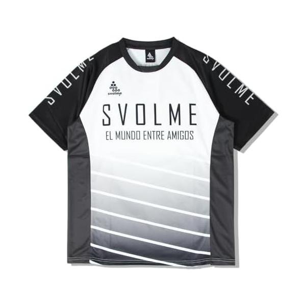 スボルメ(SVOLME) グラデストライプ トレーニングトップ 24 SDG 1243-30200 ホワイト
