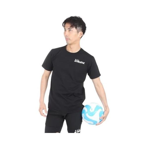 アスレタ(ATHLETA) ロゴ プラTシャツ 18016 ブラック