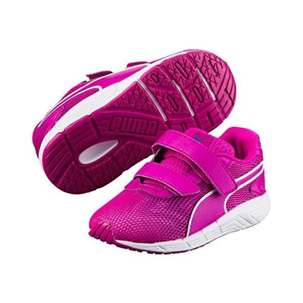 [サイズ]…12.0cm。[素材]■アッパー(表面素材)：合成繊維＋人工皮革。■ミッドソール：合成樹脂底（EVA樹脂）。■アウトソール：ゴム底。PUMAプーマ Engine V Inf。ベビーシューズ。ベルクロ仕様で、お子さまでも脱ぎ履きしやすい設計。