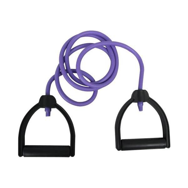 フィノア(finoa) フィットネスチューブ ハンドル付 フィットネスケーブルプラス ラベンダー 22152