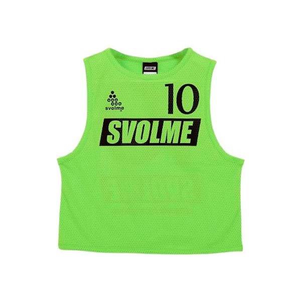 スボルメ(SVOLME) JrビブスU8 10枚SET ライムグリーン(582) 23-01529