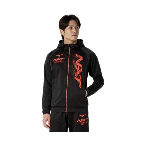 ミズノ(MIZUNO) N-XT スウェットフーディ 裏起毛 保温 32JCB760 ブラック