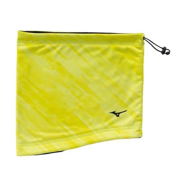 ミズノ(MIZUNO) リバーシブル ネックウォーマー 防寒 32JYA70042 ルミナリーグリーン/ブラック フリー..