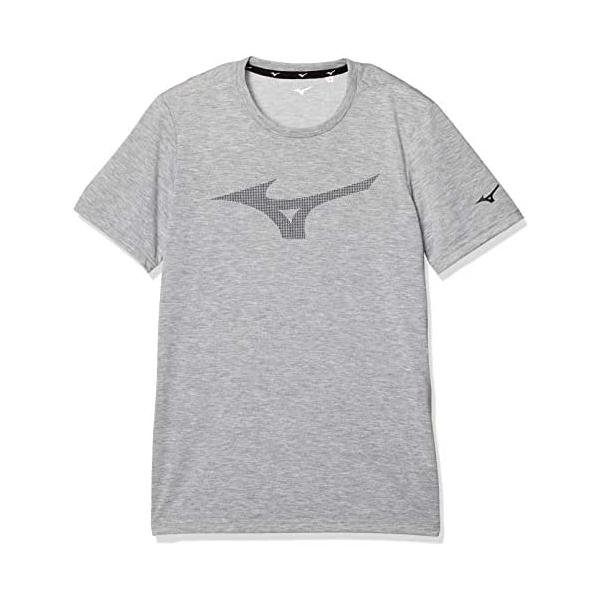 Rakuten - ミズノ(MIZUNO) トレーニングウェア ロゴTシャツ 半袖 吸汗速乾 32MA0024 メンズ グレー杢