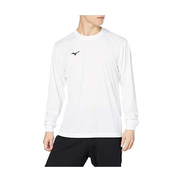 Rakuten - ミズノ(MIZUNO) トレーニングウェア 長袖 Tシャツ ナビドライ 吸汗速乾 インナー 肌着 ホワイト×ブラック