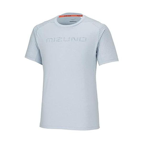 Rakuten - ミズノ(MIZUNO) ドライ半袖Tシャツ UPF15 吸汗速乾 32MAA024 メンズ ベビーブルー杢
