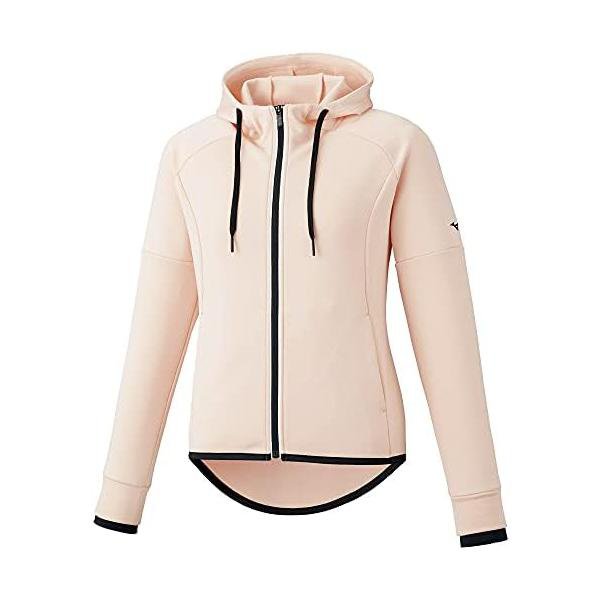 Rakuten - ミズノ(MIZUNO) ストレッチスウェットフーディ 32MC1850 レディース トロピカルピーチ