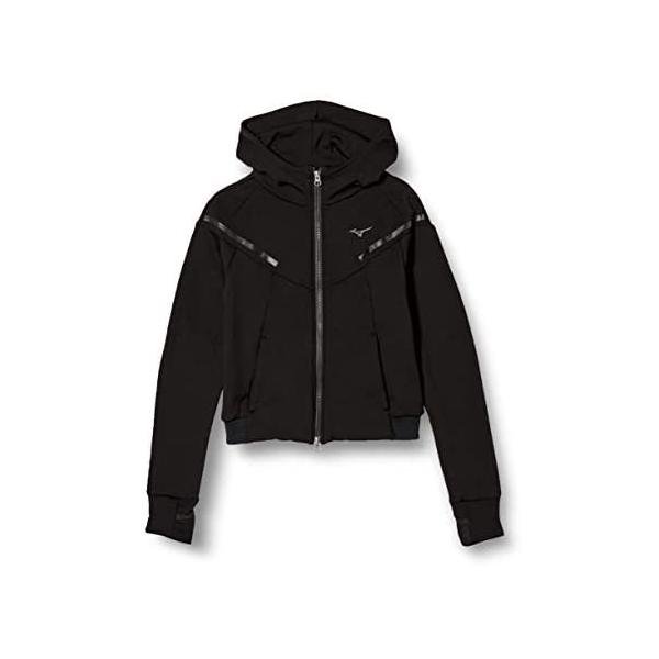Sweat - ミズノ(MIZUNO) トレーニングウェア ストレッチフリースジャケット 32MC8811 レディース ブラック サイズS