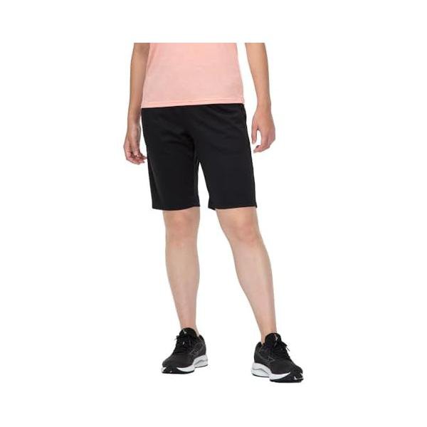 乐天商城 - ミズノ(MIZUNO) ナビドライ ニットハーフパンツ 吸汗速乾 UV UPF15 32MD2390 レディース ブラック
