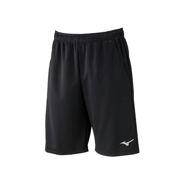 Rakuten - ミズノ(MIZUNO) ナビドライ ニットハーフパンツ 吸汗速乾 UV UPF15 32MDC190 メンズ ブラック/シルバー
