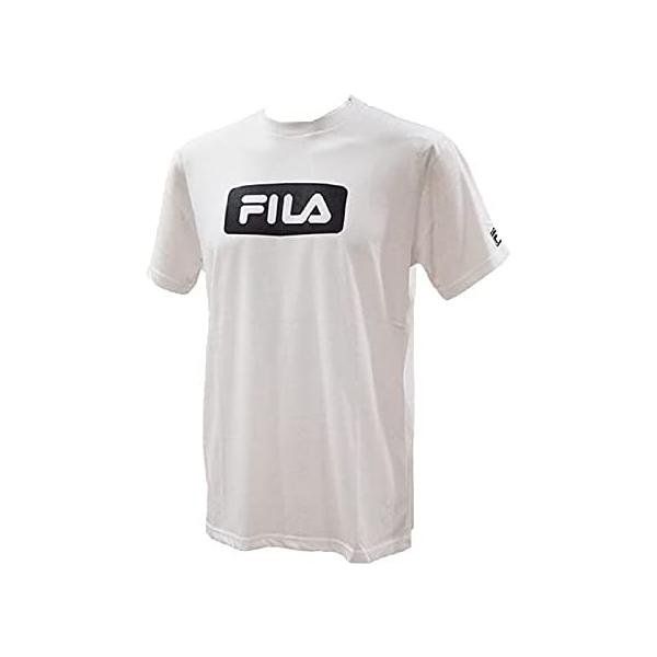 Rakuten - フィラ(FILA) メンズ ボックスロゴTシャツ ホワイト(WT) 411348