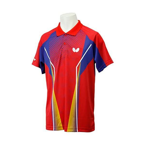 バタフライ(Butterfly) ニュエニア・シャツ 44810 レッド