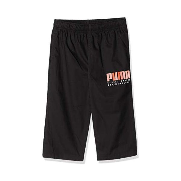 プーマ(PUMA) ロングパンツ Woven Capri Pant ボーイズ プーマブラック (01)