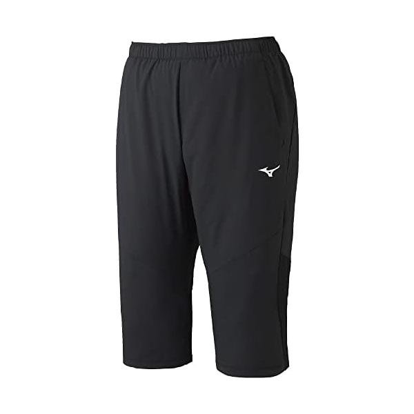 ミズノ(MIZUNO) テニス トレーニングクロスパンツ 7分丈 吸汗速乾 ストレッチ性 62JD2015 ブラック Sサイズ
