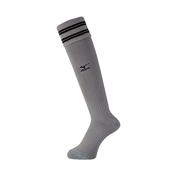 Rakuten - ミズノ(MIZUNO) フットボール Jr. ストッキング 62UJ010 05 グレー×ブラック 21-23cm