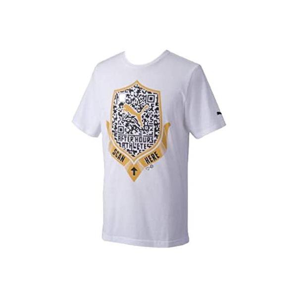 Rakuten - プーマ(PUMA) LOVE=FOOTBALL グラフィックTシャツ 653577 メンズ 04 ホワイト/QRコード