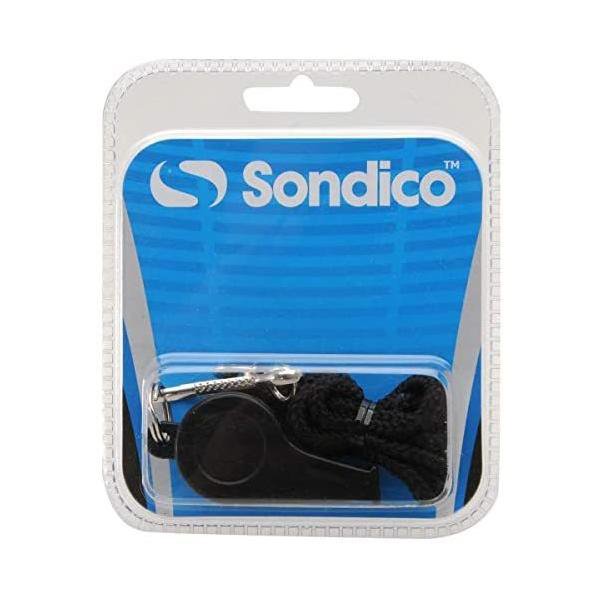 ソンディコ(Sondico) サッカー プラスチック製ホイッスル ストラップ・ひも付き 審...