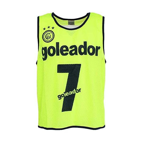 ゴレアドール(goleador) ビブス10枚Set(No,2〜11) A-043 イエロー