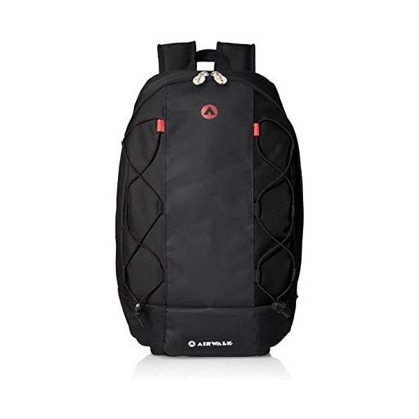 Rakuten - エアウォーク(AIRWALK) リュック 防水 バンジーデイパック ブラック
