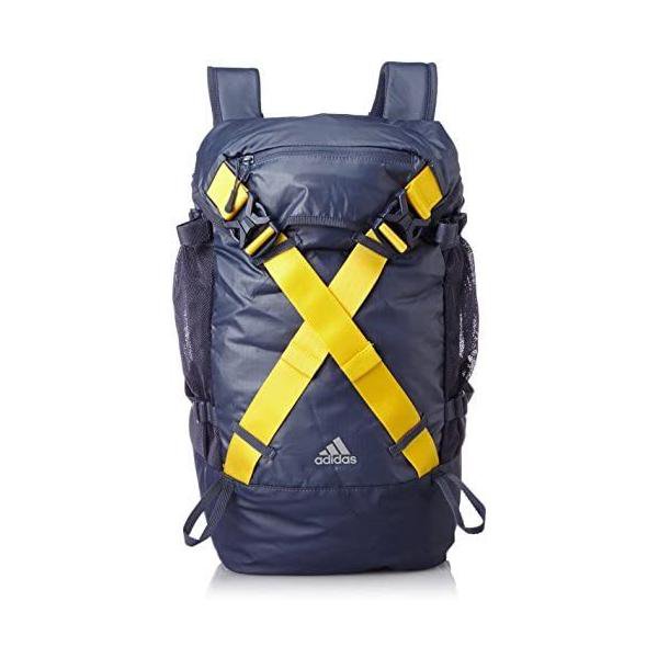 アディダス(adidas) オールアウトドア バックパック TOP ABA49 ミッドナイトグレー F15/スーパーイエロー