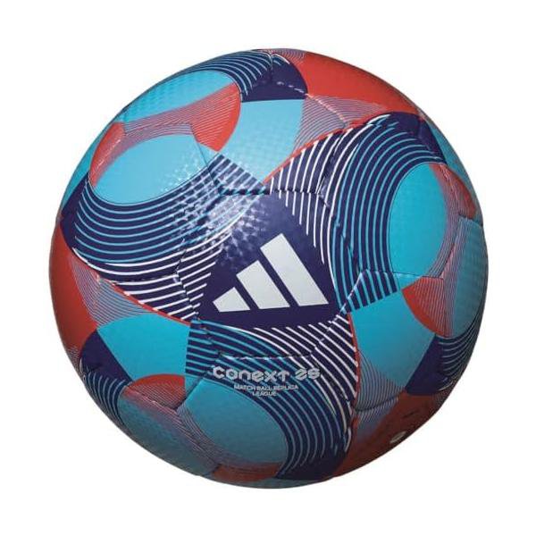 アディダス(adidas) サッカーボール コネクト25 リーグ 4号球 検定球 ADF404SK ブライトシアン (水色)