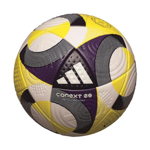 アディダス(adidas) サッカーボール コネクト25 プロ 5号球 国際公認球 検定球 ADF500 ホワイト