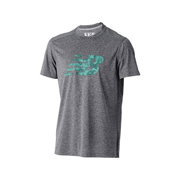 Rakuten - ニューバランス(New Balance) ショートスリーブヘザーテックグラフィックTシャツ AMT71091