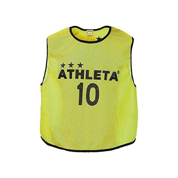 足球 - アスレタ(ATHLETA) サッカー フットサル ビブス10枚セット B-003 YEL フリーサイズ