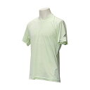 アディダス(adidas) 叶衣(かのい) ランニングウェア Q2 半袖Tシャツ メンズ BCL84-AH9950 ホワイト/セミソーラースライム Oサイズ