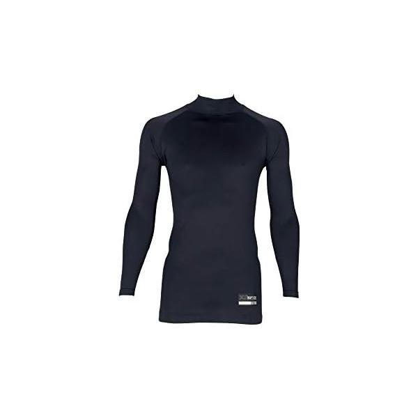 ハイネックアンダーシャツ。定番の長袖タイプ。オールシーズン着用可能。ぴゆったりタイプシリーズ (「ぴったり」と「ゆったり」の融合) 。肩から腕はフィットタイプ、身頃には筋肉に適度な圧力を与える型に設計する事で、無駄な振動を抑制し、動作の安定と筋肉疲労を予防します。吸汗速乾のドライキープ繊維 (テクノファイン) の伸縮率を3%アップさせる事で、着用時と運動時のストレスを軽減し、高いパフォーマンスをサポートします。吸汗・速乾・ドライキープ繊維W字型断面構造素材を使用。吸汗量に優れているうえに、吸った汗を肌面に戻さず、ウェアー内をドライに保ちます。定番の長袖タイプ。オールシーズン着用可能です。サイズ : 140、150、160、S、M、L、O、XO仕様 : 吸汗・速乾・ドライキープ繊維