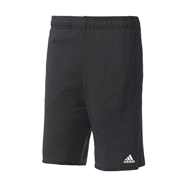 アディダス(adidas) スウェットパンツ ハーフパンツ ショーツ 裏毛 Oサイズ ブラック/ホワイト マルチSP メンズ トレーニングウェア M ESSENTIALS (国内正規品)