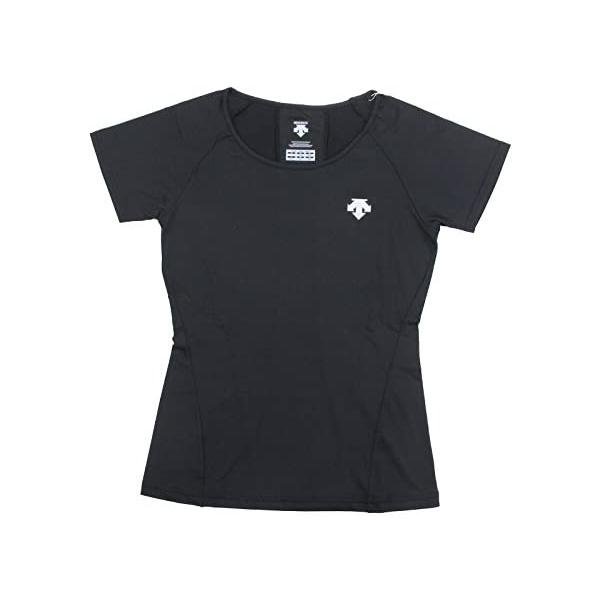 Rakuten - デサント(DESCENTE) レディース ストレッチ 半袖 シャツ DAT-5438W BLK ブラック