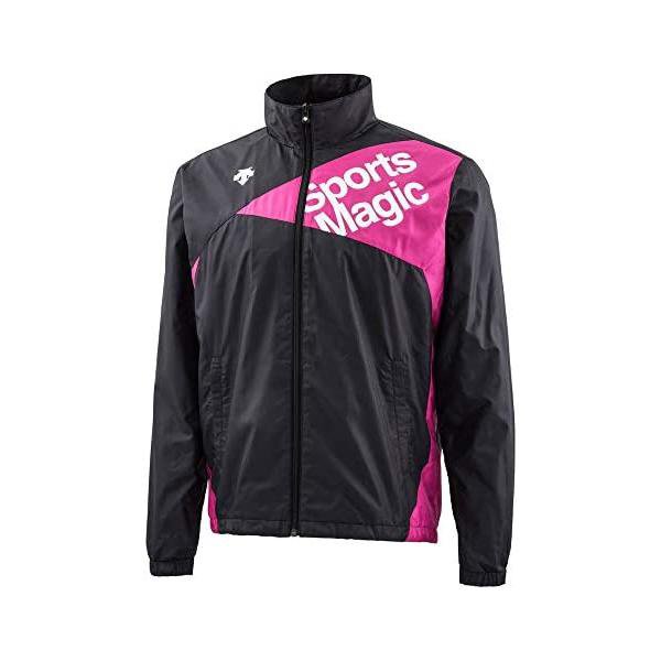 デサント(DESCENTE) ウインドブレーカージャケット DAT-3865 BKPK ブラック/ピンク