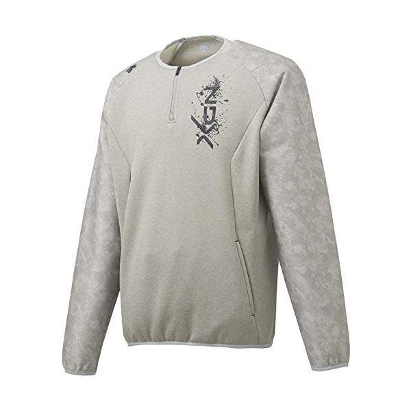 デサント(DESCENTE) 練習用 長袖 フリースシャツ バリアフリース DBMMJC20 GYM(グレー杢)