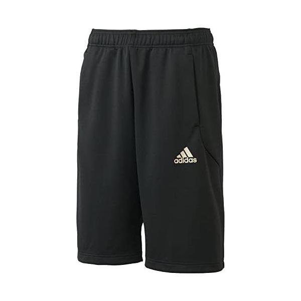 アディダス(adidas) アディダスブレイブ 3Dパイル ウォームアップハーフパンツ メンズ DDU10-F93145 ブラック Oサイズ