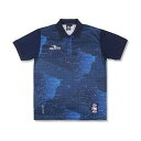 ダウポンチ(DalPonte) メンズ ブラジル総柄ポロシャツ NAVY ネイビー DPZ0327