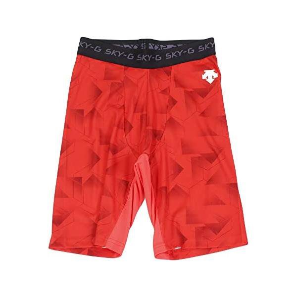 デサント(DESCENTE) タイツ 吸汗速乾 ストレッチ DVUMJD82 RD レッド