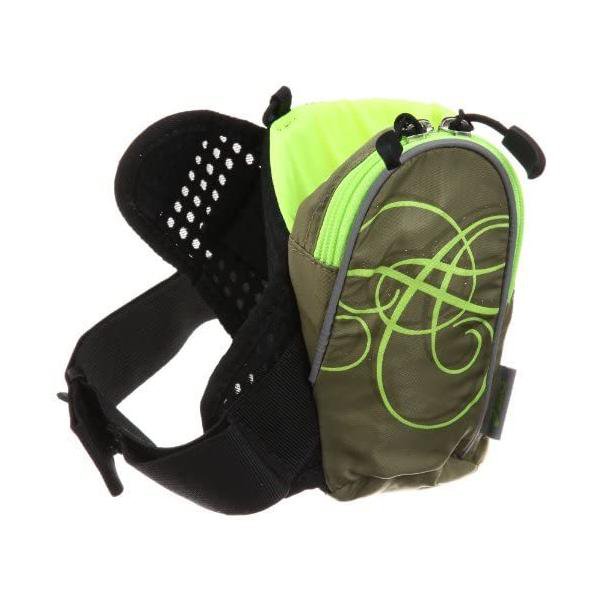 アシックス(ASICS) AYAMI BOTTLE POUCH EBT205 8574 カーキ／ライム