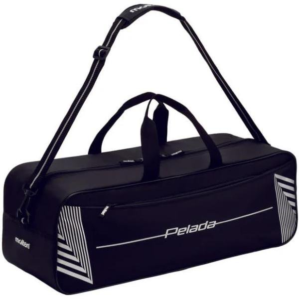 Rakuten - モルテン(molten) サッカー ボールバッグ3個入れ ペレーダ EF2043 ブラック 68×23×23cm