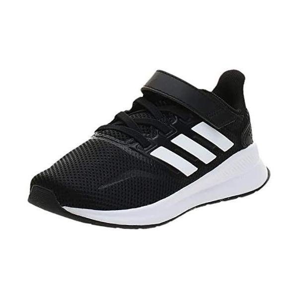 アディダス(adidas) キッズスニーカー ランニングシューズ ネオランファルコン EG1583 ブラック/ホワイト 17.5cm