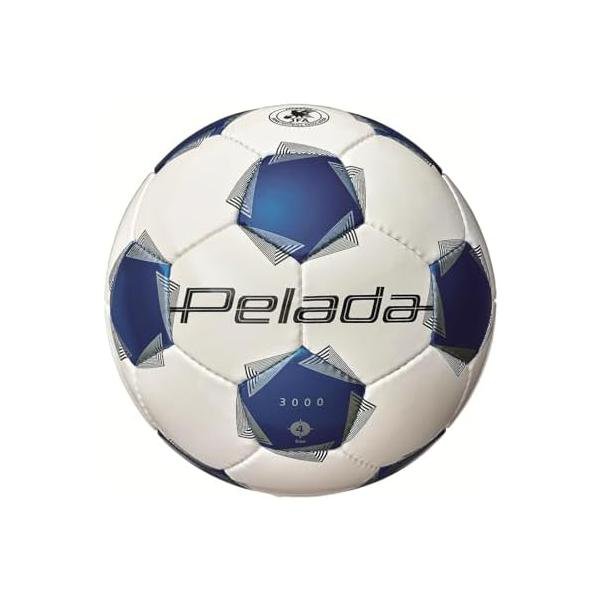 モルテン(molten) サッカーボール ペレーダ3000 F4K3000 白×青 4号球 小学生用 検定球