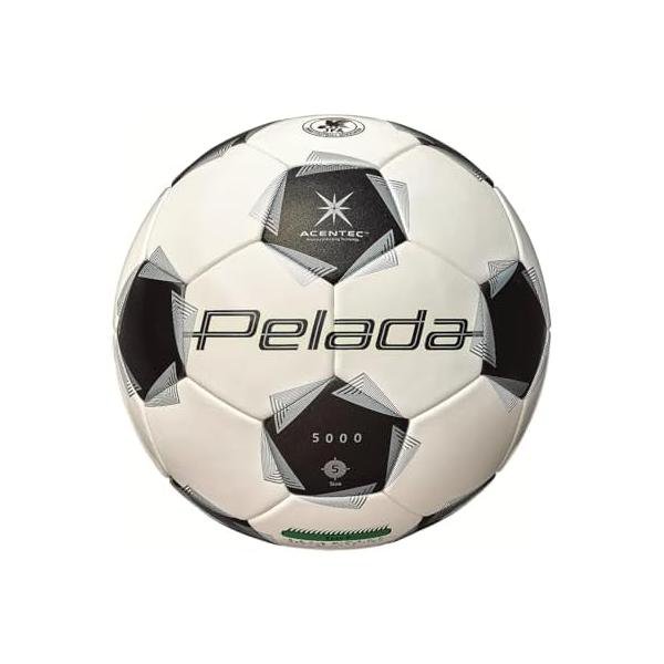 モルテン(molten) サッカーボール ペレーダ5000 F5K5000 白×黒 芝グラウンド用 5号球 検定球