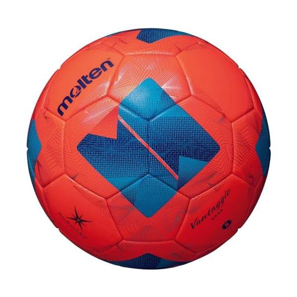 Sports, Outdoors - モルテン(molten) サッカーボール ヴァンタッジオ4900 芝用 F5N4900-OB パワーオレンジ/ブルー 5号球