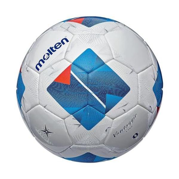 Balls - モルテン(molten) サッカーボール ヴァンタッジオ4900 土用 F5N4901 ホワイト/ブルー 5号球 検定球