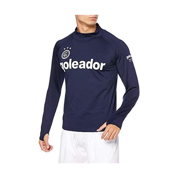 goleadorゴレアドール 裏起毛スムースハイネックプラシャツ。裏地が暖かい素材になっており、インナーしても使用できるプラシャツ です。袖口は、フィンガーホール仕様。素材 ポリエステル100%サイズ(着丈/身幅) S(56/49) M(5...