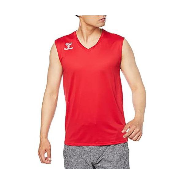 ヒュンメル(hummel) アンダーシャツ つめたインナーシャツplus メンズ HAP5028 レッド (20)