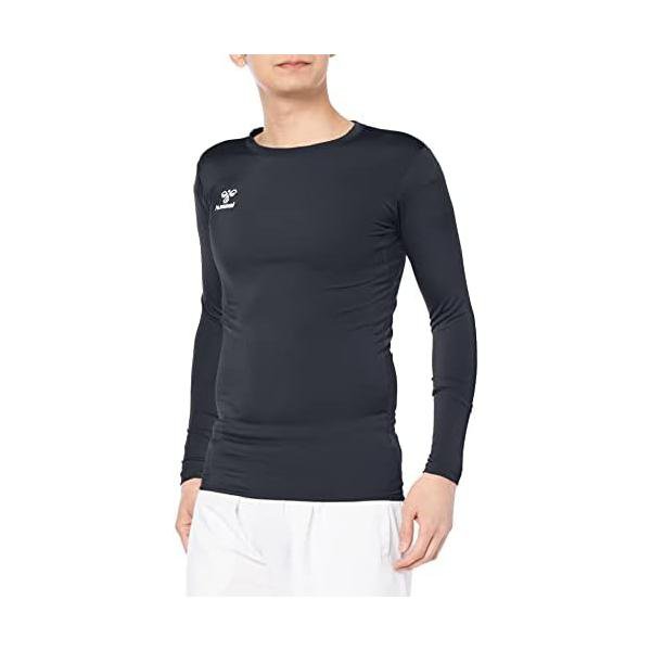 ヒュンメル(hummel) フィットインナーシャツ 長袖 HAP5153 インディゴネイビー (71)