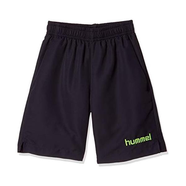 サッカー・フットサルブランドhummel(ヒュンメル)の子供用 トレーニング ハーフパンツ。ダブルウーヴン(2重織)素材で汗によるベタ付きを軽減した、多色展開のプラクティスウーヴンハーフパンツ。【吸汗速乾】素早く汗を吸い上げ、速乾性に優れて...